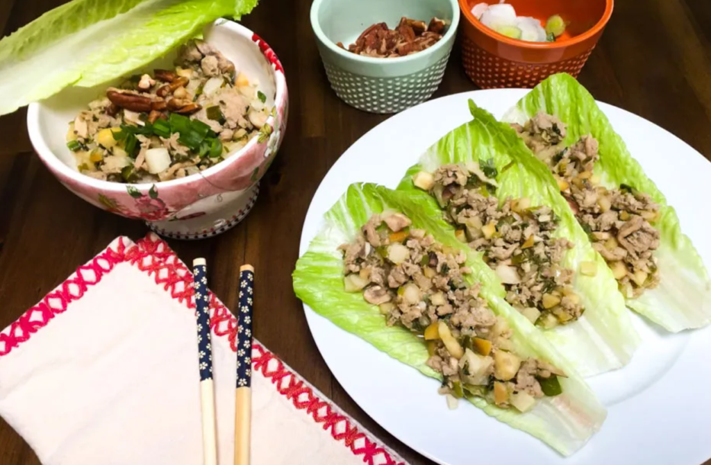 tacos de lechuga