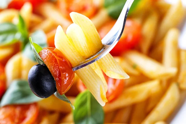 Pasta con legumbres proteína